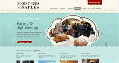 Desktop Screenshot of foodtoursofnaples.com
